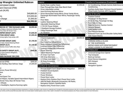 Used 2022 Jeep Wrangler Unlimited Rubicon w/ Xtreme Recon 35" Tire Package image 5