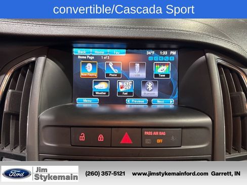 Used 2018 Buick Cascada Sport Touring FWD image 3