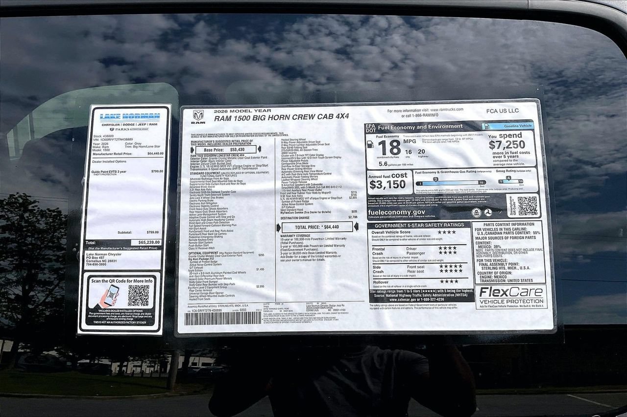 New 2026 RAM 1500 Big Horn AWD/4WD image 34