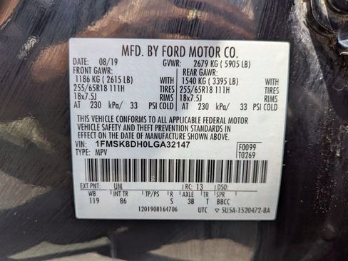 Used 2020 Ford Explorer XLT w/ Comfort Package AWD/4WD image 24