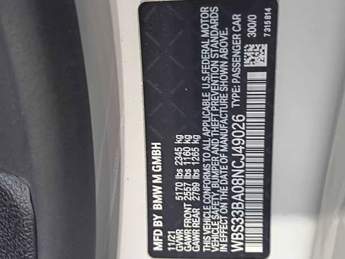 Used 2022 BMW M4 xDrive Competition w/ Executive Package image 15