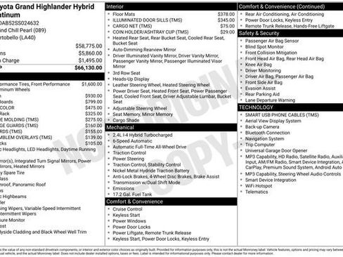 Used 2025 Toyota Grand Highlander AWD Hybrid image 13