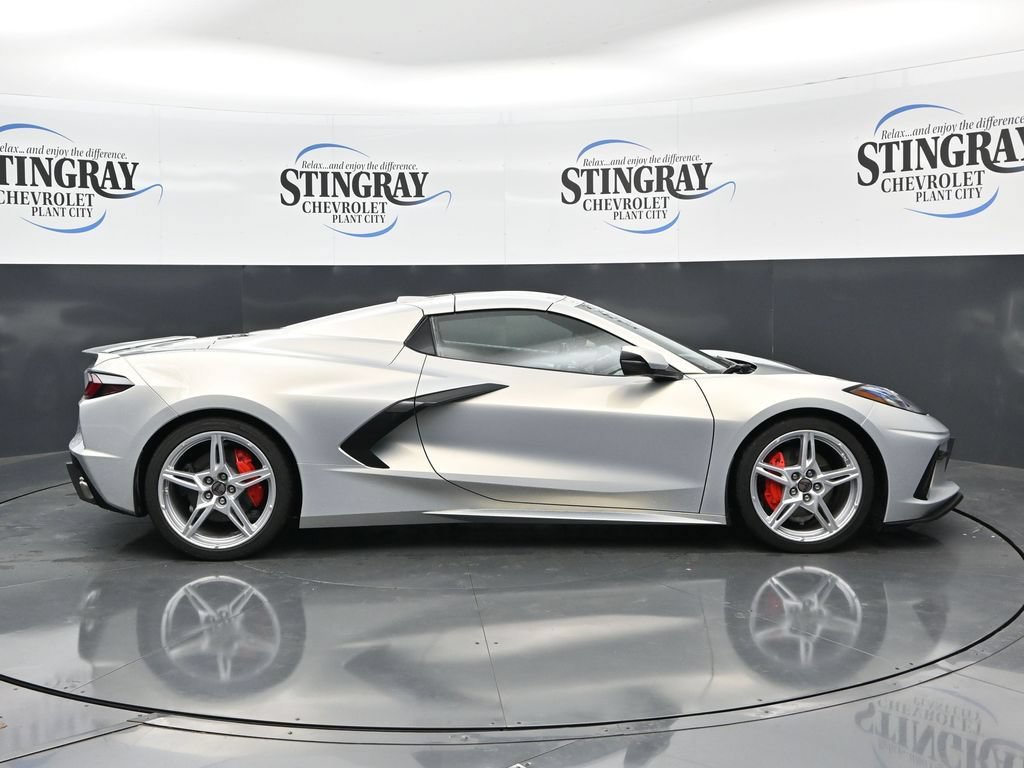 Certified 2023 Chevrolet Corvette Stingray Preferred Conv w/ Chrome Exterior Badge Package RWD image 8
