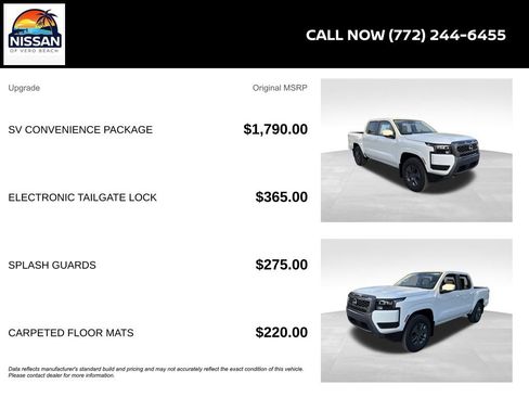 New 2026 Nissan Frontier SV w/ SV Convenience Package image 6