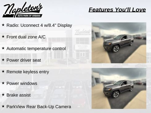Used 2021 Jeep Compass Limited AWD/4WD image 3