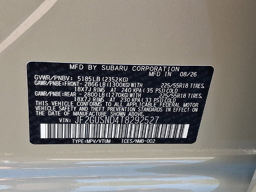 New 2026 Subaru Crosstrek 2.5i Limited AWD/4WD image 10