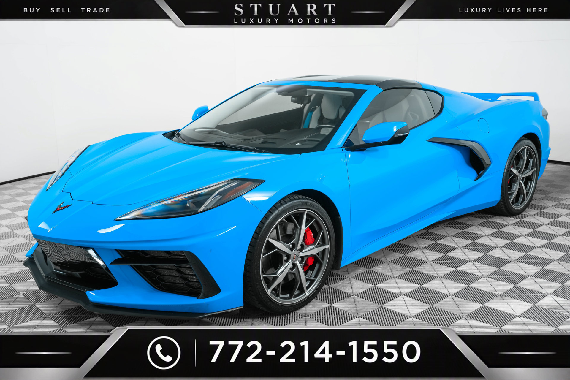 Used 2021 Chevrolet Corvette Stingray Premium Cpe w/ Z51 Performance Package RWD image 67