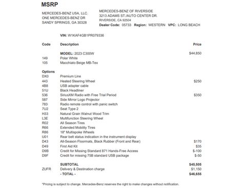 Certified 2023 Mercedes-Benz C 300 Sedan image 25