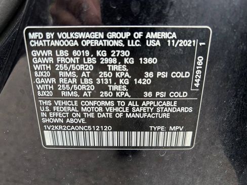 Used 2022 Volkswagen Atlas SE AWD/4WD image 29