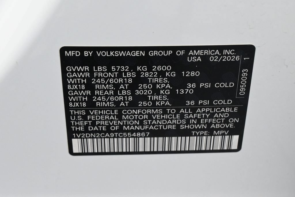 Used 2026 Volkswagen Atlas SE FWD image 17