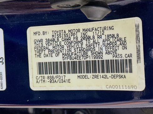 Used 2013 Toyota Corolla S FWD image 12
