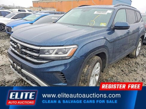 Used 2021 Volkswagen Atlas SE w/ Panoramic Sunroof Package FWD image 2