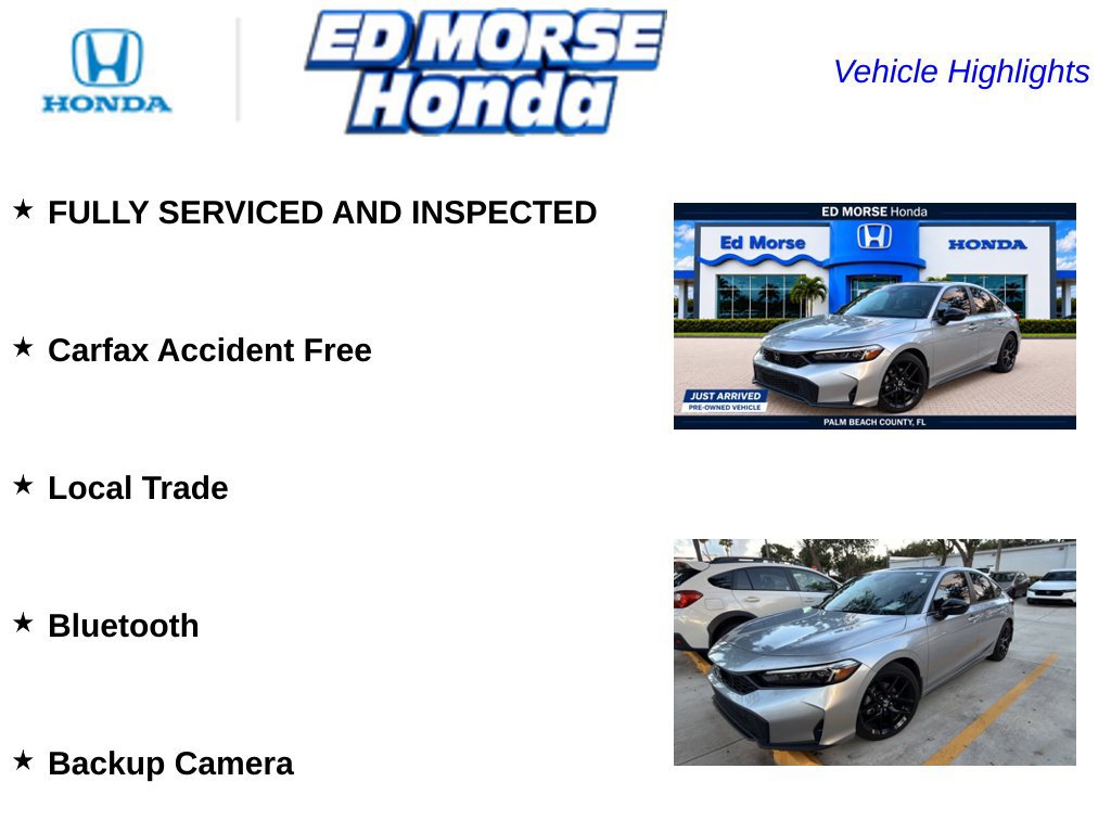 Used 2025 Honda Civic Sport image 6