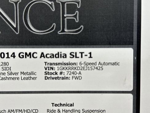 Used 2014 GMC Acadia SLT FWD image 32