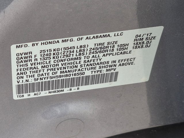 Used 2017 Honda Pilot EX-L image 17