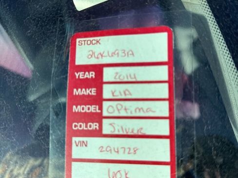 Used 2014 Kia Optima LX image 8