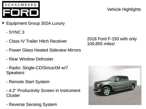 Used 2018 Ford F150 XLT w/ Equipment Group 302A Luxury image 8