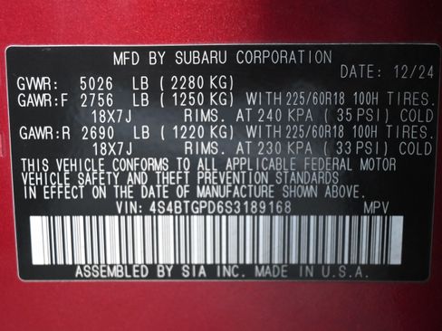 Used 2025 Subaru Outback Touring XT image 37