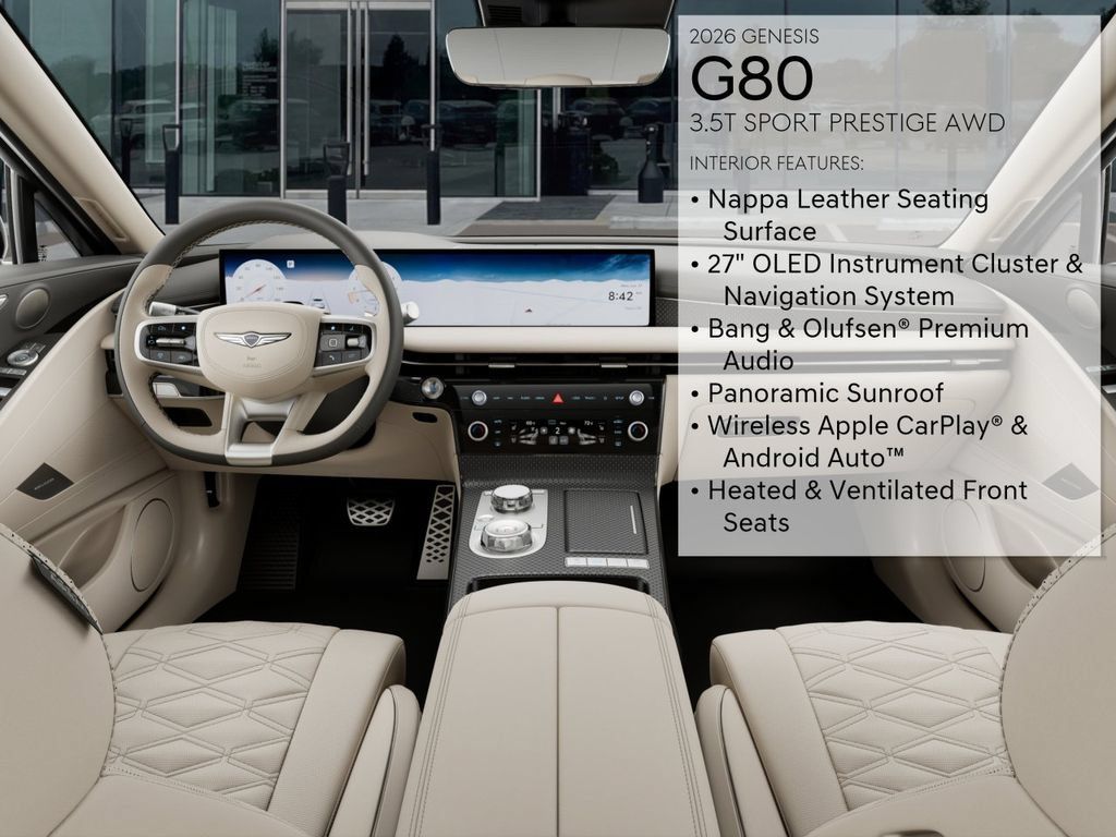 New 2026 Genesis G80 3.5T Sport Prestige AWD/4WD image 17