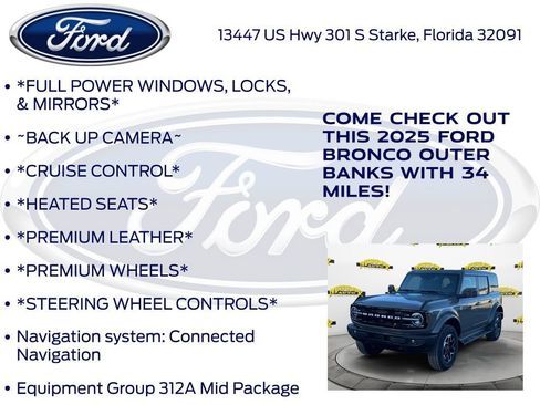New 2025 Ford Bronco Outer Banks image 10