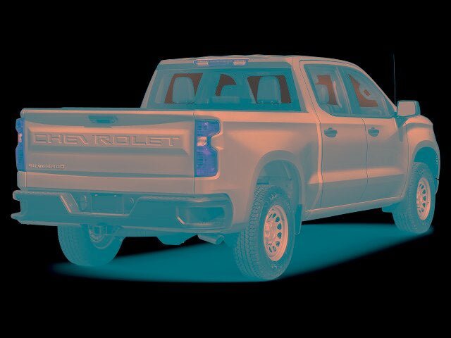 Used 2022 Chevrolet Silverado 1500 Custom w/ LPO, Dark Essentials Package RWD image 35