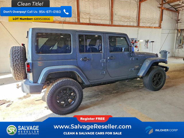 Used 2014 Jeep Wrangler Unlimited Sahara w/ Mopar Chrome Edition Group AWD/4WD image 4