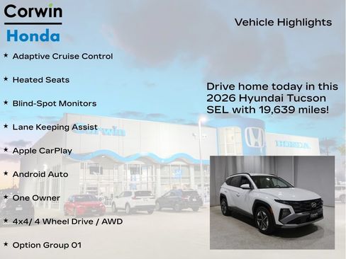Used 2026 Hyundai Tucson SEL AWD/4WD image 6