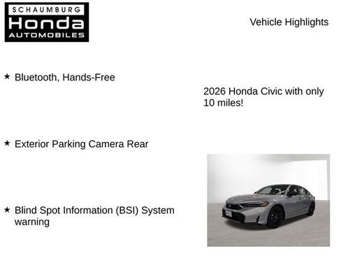 New 2026 Honda Civic Sport image 7
