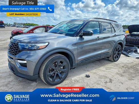 Used 2023 Ford Explorer ST-Line w/ Class IV Trailer Tow Package RWD image 1