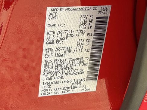 New 2026 Nissan Frontier PRO-4X w/ Pro Premium Package image 36