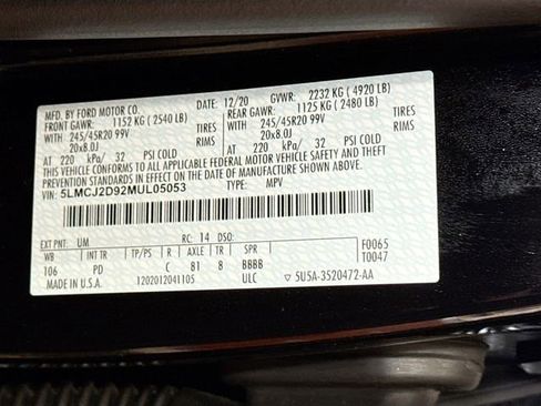 Used 2021 Lincoln Corsair Reserve w/ Equipment Group 201A image 34