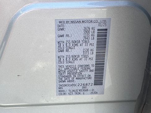 Used 2025 Nissan Pathfinder SL FWD image 29