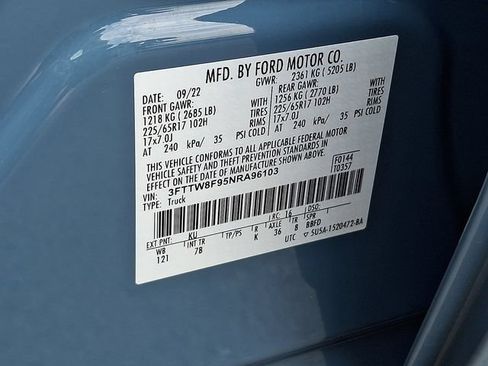 Certified 2022 Ford Maverick XLT w/ Equipment Group 300A Standard AWD/4WD image 29