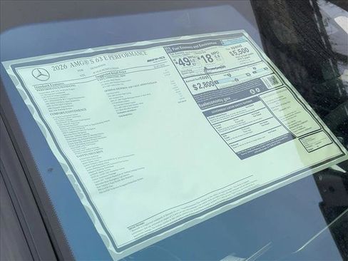 New 2026 Mercedes-Benz S 63 AMG S image 18