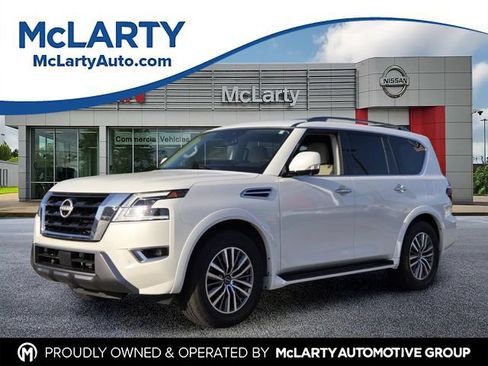Used 2023 Nissan Armada SL w/ Captain's Chairs Package RWD image 1