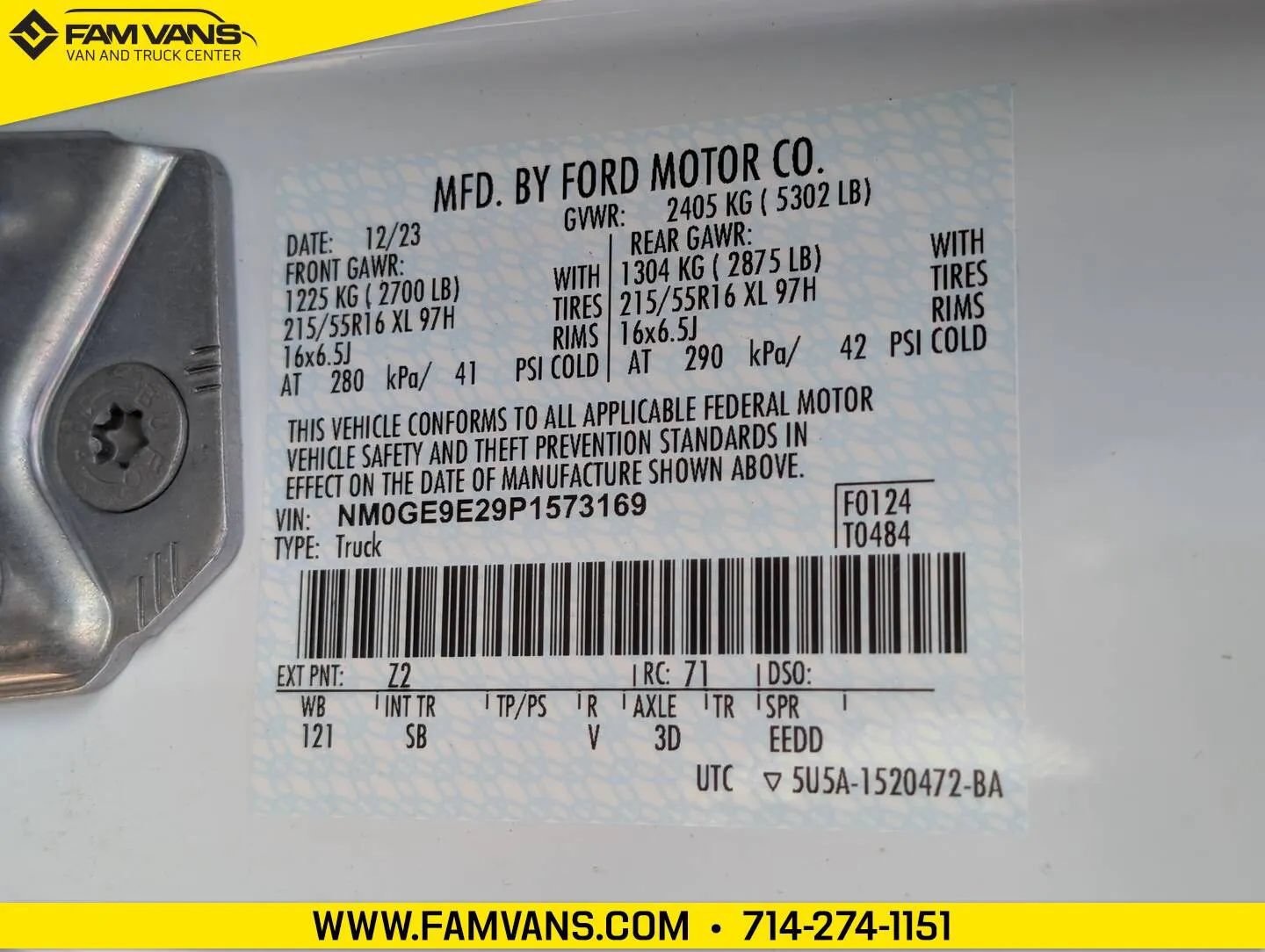 Used 2023 Ford Transit Connect XL FWD image 27