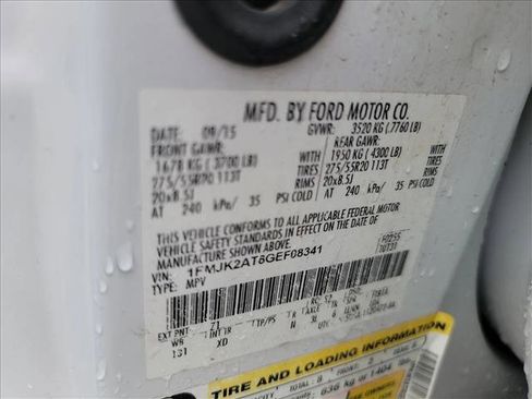 Used 2016 Ford Expedition EL Limited w/ Equipment Group 301A image 23