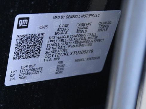 New 2026 Cadillac Escalade IQ Luxury 1 w/ LPO, Floor Liner Package image 9