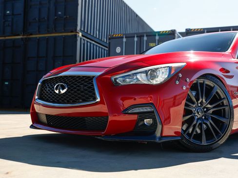 Used 2018 INFINITI Q50 Red Sport 400 w/ Sensory Package (Sport) image 30