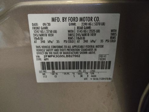 Used 2020 Ford Edge SE FWD image 33