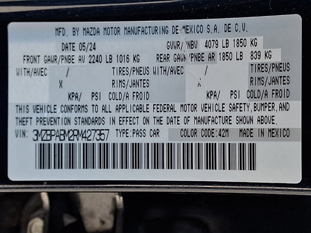 Used 2024 MAZDA MAZDA3 s FWD image 26