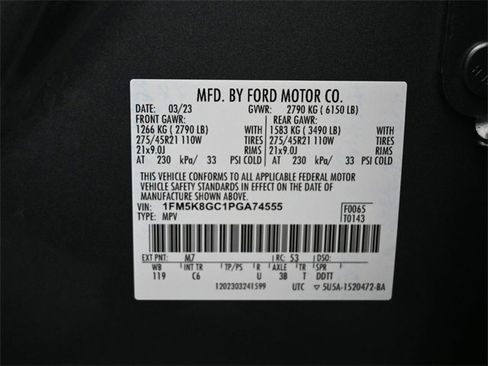 Used 2023 Ford Explorer ST w/ Equipment Group 401A image 49