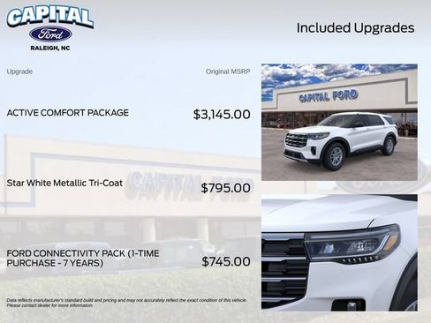 New 2026 Ford Explorer Active w/ Active Comfort Package RWD image 5