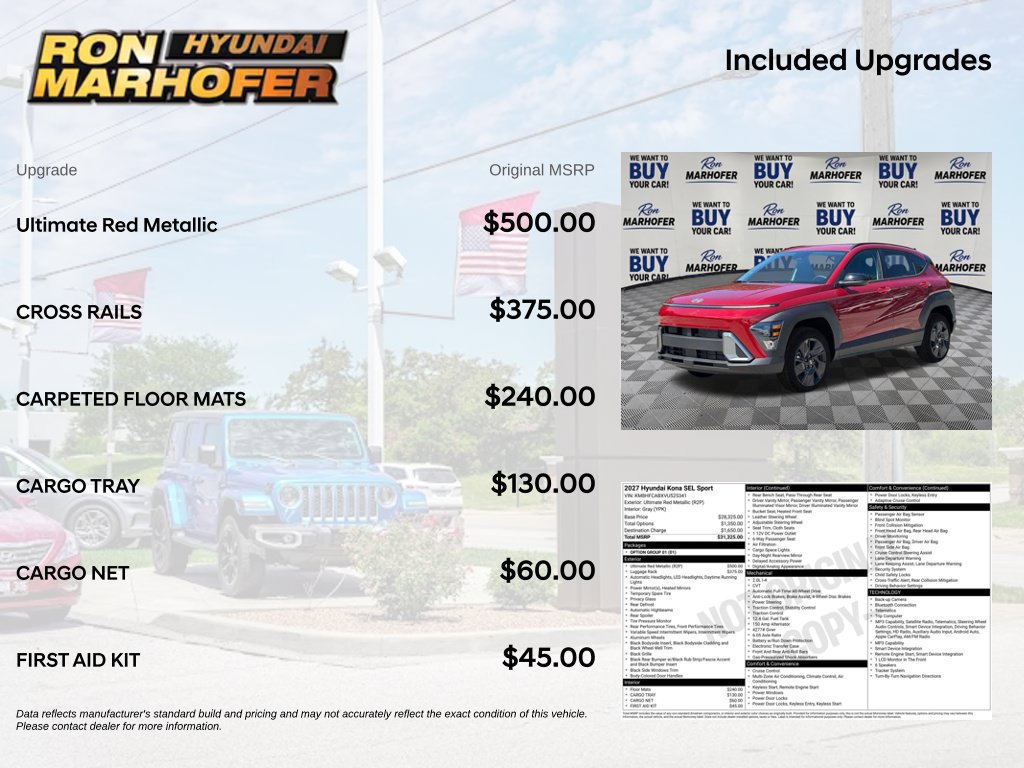 New 2027 Hyundai Kona SEL Sport AWD/4WD image 68