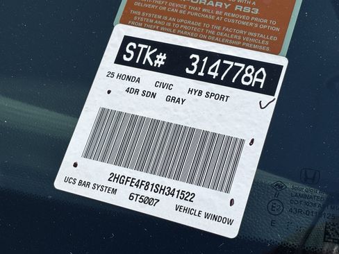 Certified 2025 Honda Civic Sport image 31