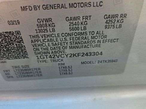 Used 2019 GMC Sierra 3500 SLT w/ Duramax Plus Package AWD/4WD image 4