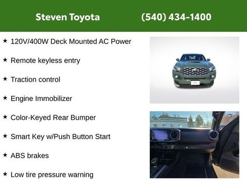 Used 2021 Toyota Tacoma TRD Sport w/ Technology Package image 16