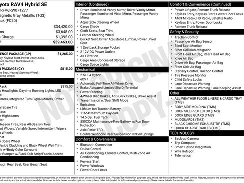 Used 2024 Toyota RAV4 SE w/ Convenience Package AWD/4WD image 5
