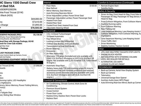 Used 2023 GMC Sierra 1500 Denali w/ Denali Reserve Package AWD/4WD image 7