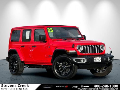 Certified 2025 Jeep Wrangler Unlimited Sahara w/ Safety Group image 1